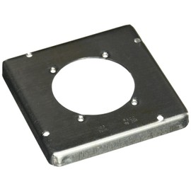 Hubbell 888 Raco 1/2" Raised Square Cover with (1) 2.62" Diameter 30-50 Amp Receptacle, 4-11/16"