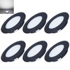 Hoysum 12v Under Cabinet Lights for RV Boat Ceiling Black