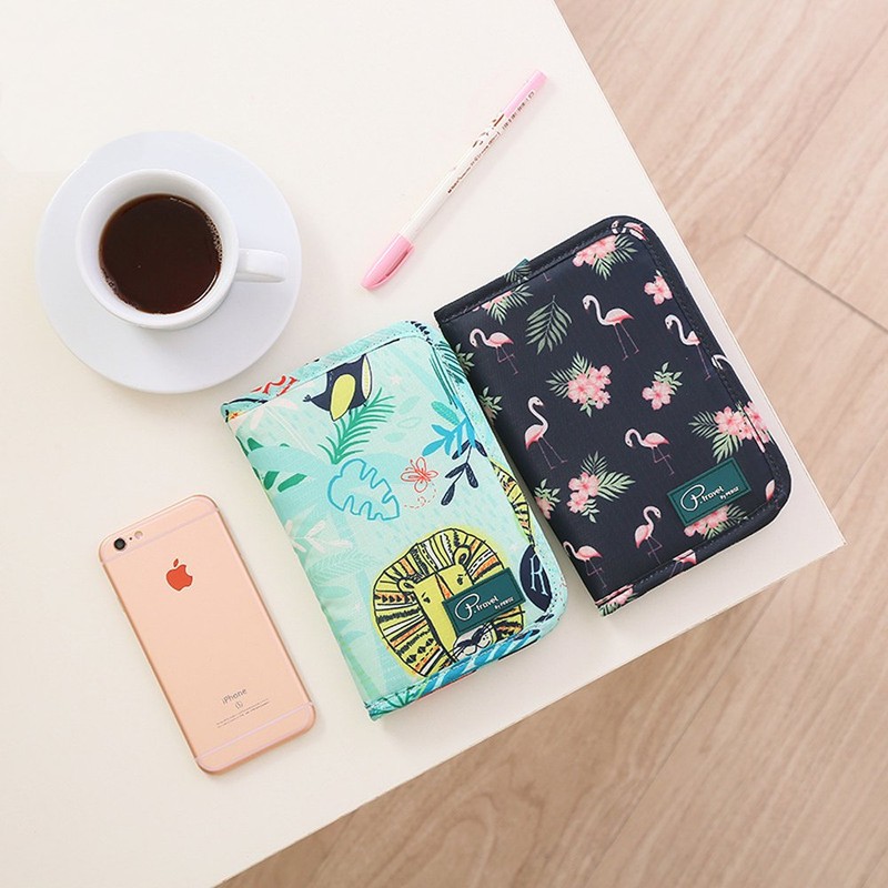 Comfysail Travel Wallet Multi-function RFID Blocking Passport Holder Passport Document