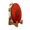 Celtic Knot Tambourine with optional illuminated display stand - Accessory: