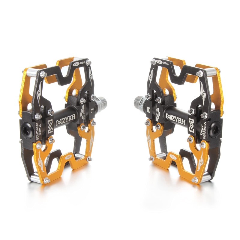 SKYPLANET Mountain Bike Pedals 9/16 Inch Pedals CNC Aluminum Alloy