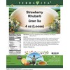 Strawberry Rhubarb Green Tea (Loose) (4 oz, ZIN: 539570)