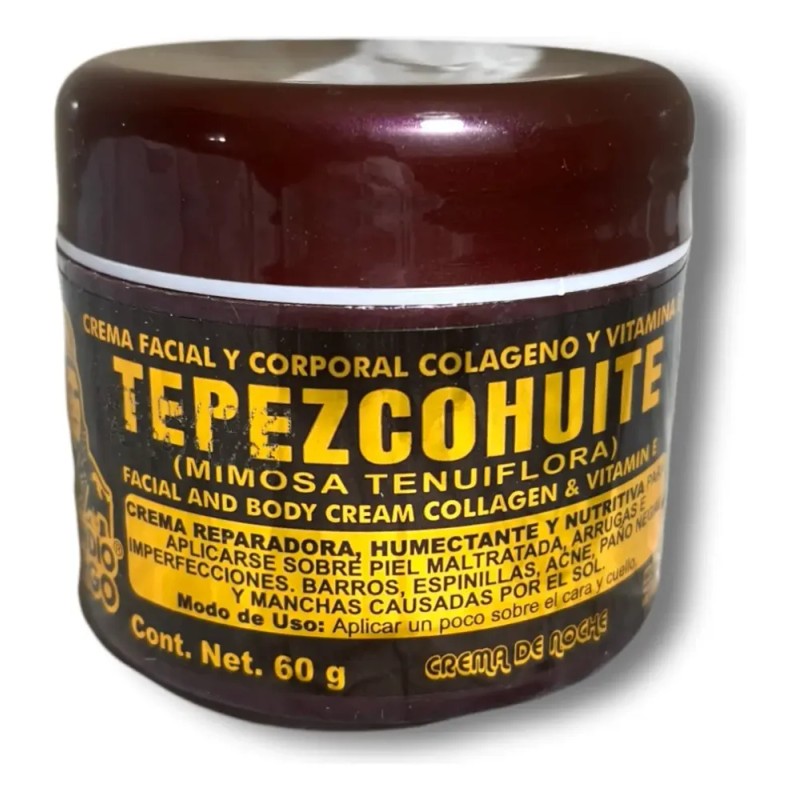 Del Indio Papago - Crema De Tepezcohuite Noche Y Día