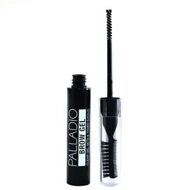Palladio Brow Styler Clear Brow Gel, fórmula innovadora, sujeta y arregla las cejas, fijador de cejas, aspecto natural, ligero, fórmula acondicionadora multiusos, funciona como rímel transparente