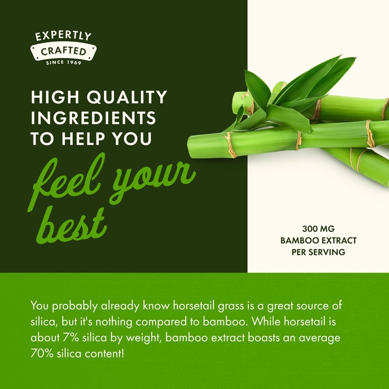 Swanson Bamboo Extract - Natural Hair, Skin and Nails Supplement
