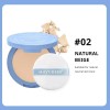 Base De Maquillaje Polvo Compacto Fijador Matte