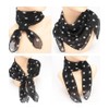 Spring versatile retro fashion print polka dot small square scarf