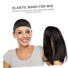 Healeved Adjustable Wig Elastic Bands Set with Edges Brush Wig