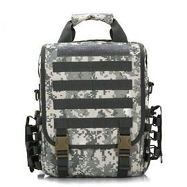 Flakitas Novelties Green ACU Digital Tactical 14" Laptop Computer Carrying Case Backpack Shoulder Molle Bag