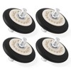 LEYURISE 4Pcs Dryer Roller Kit Compatible with GE Front Load