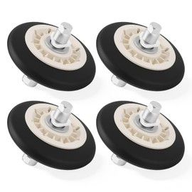 LEYURISE 4Pcs Dryer Roller Kit Compatible with GE Front Load GFD65ESPN0SN GFD85ESPN0DG GFDR270EH0WW GFD65ESPVODS GFD85ESPN0RS GTD84ECPN1DG PDT60EBSR1WS GTD65GBPLDG Replace#: WE03X10016 WE01X10385