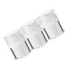 Baluue 3pcs Travel Lotion Dispenser Airless Pump Cosmetic Containers for