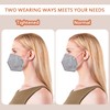 KN95 Face Masks 50 Pcs, 5-Ply Protection Grey KN95 Mask,