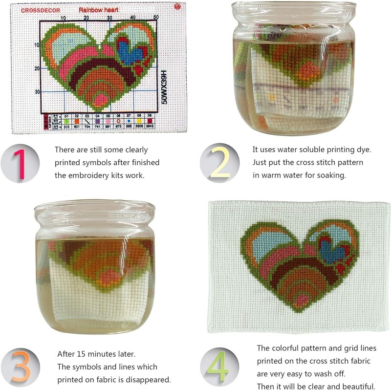 Jesus Christ Cross Stitch Kits for Adults Beginner,Lion Counted Cross