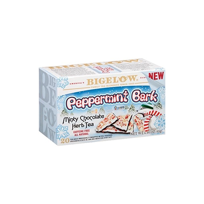 Peppermint Bark Herbal Tea 20 Bags (Case of 6)
