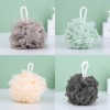 Plain flower shower ball shower towel green 10ea