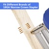 SimCos 18 Gauge 1/4" Narrow Crown Staples, Galvanized Upholstery Staples