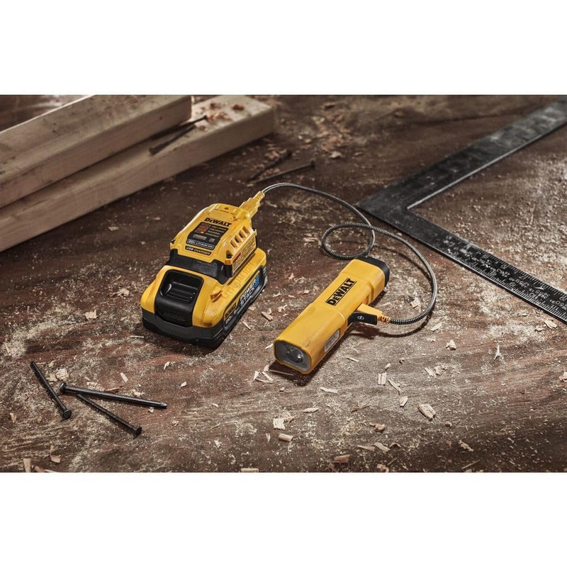 DEWALT LED Flashlight, USB-C Rechargeable, Magnetic Jobsite Light (DCL183)