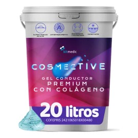 Gel Conductor C/ Colágeno Facial Corporal 20 Litros