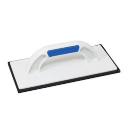 Plastic Grout Float, 140mm x 280mm, Black Rubber Pad, Pointing Trowel with Ergonomic Handle