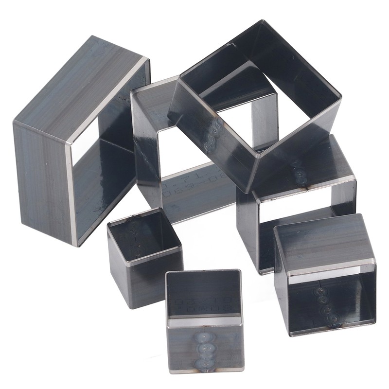 7PCS Leather Cutting Dies Set Square Shape Leather Punching Die