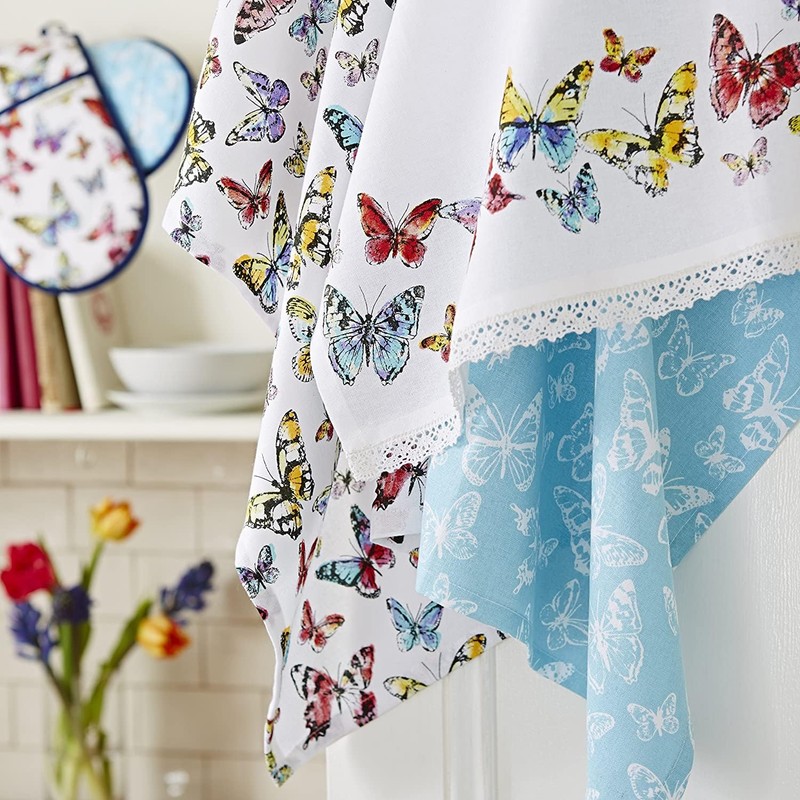 SiXsigma Sports Pack of 3 Tea Towels – 100% Cotton