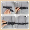 Icyowls Pack of 2 Adjustable Chest Strap Backpack, Nylon Backpack