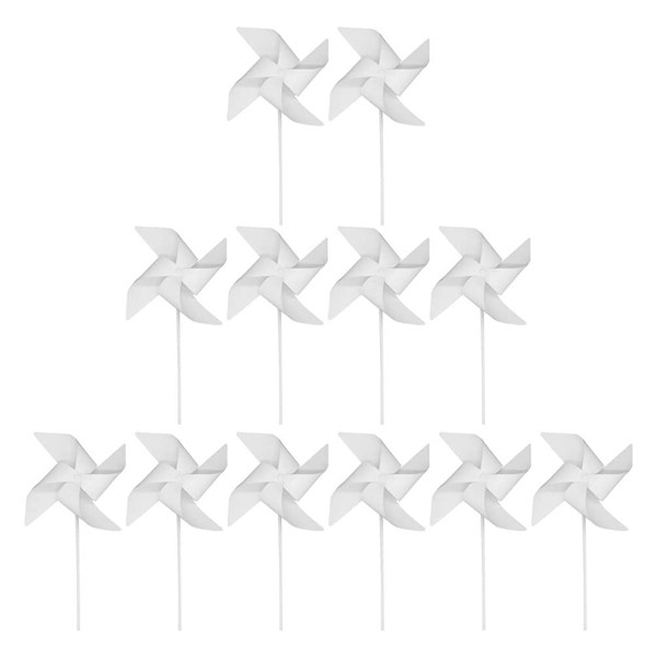 jojofuny 12 Piece DIY Windmill Art Paper Set Windmill Paper