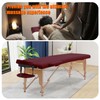 VIRRMO Portable Massage Table with Neck Stretcher, 84 inch Adjustable
