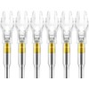 ACDSHOT 6 Pack X Lighted Nocks for Arrows with .204