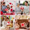 Leseogye 5PCS Red Pull Bows, 4inch Pull Bows for Gift