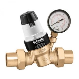 Caleffi 535351HA 535H Series Reducing Valve ASSE 1003, Female 3/4" NPT with Pressure Gauge