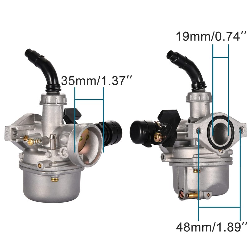 GOOFIT PZ19 Carburetor with Air Filter for Chinese 50cc 70cc