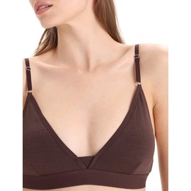 Icebreaker Women’s Merino Siren Padded Bra - Umber - Medium