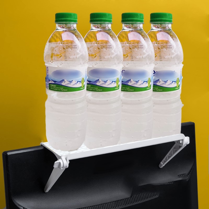 2 x Monitor TV Top Shelf, Display Holder for Flat