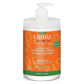 Cantu Natural Hair Conditioner Hydrating Cream 25 Ounce Pump (2 Pack)