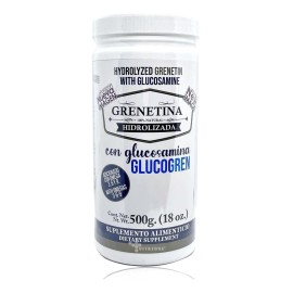 Pretty Bee Grenetina Hidrolizada con Glucosamina y Omega 3,6 Y 9 - 500 gr - Sin sabor - Producto Original de Alta Calidad, Entrega Rápida y Segura, Ga