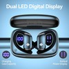 BMANI T16 True Wireless Earbuds, 5.0 HiFi Dual LED Display,