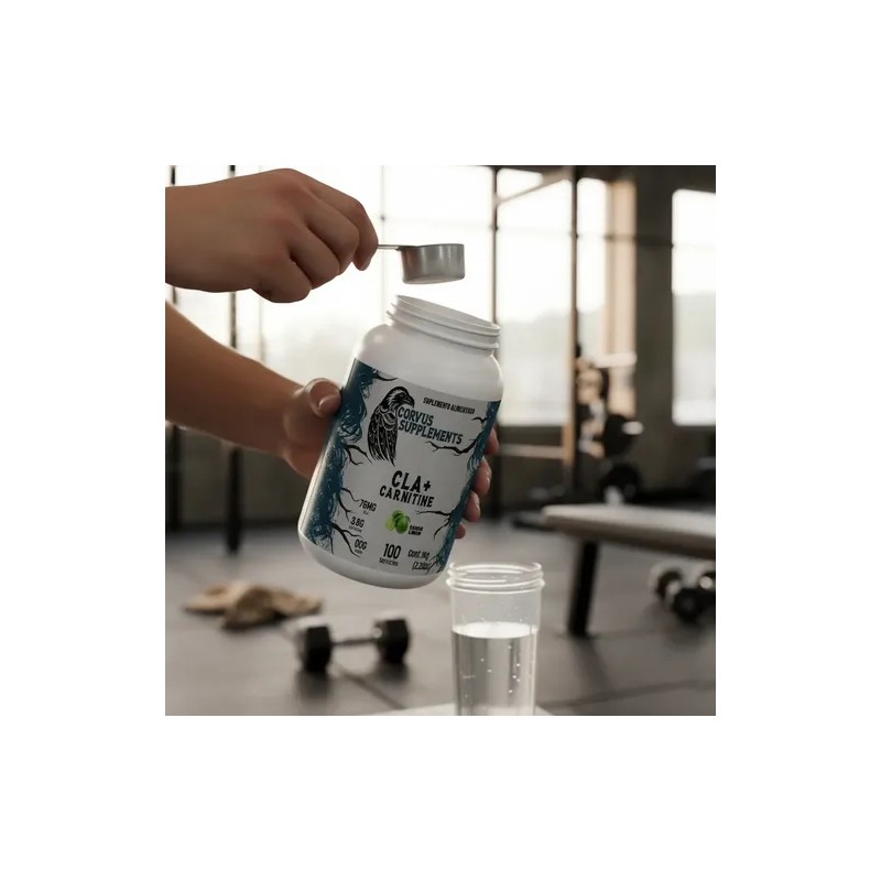 Suplemento Cla + Carnitina Corvus 1kg Polvo Varios Sabores