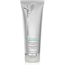 Kenra Platinum Restorative Reconstructor | Ultra Fortifying Treatment | Restores Broken Hair Bonds From Within | Provides Intense Fortification, Elasticity, & Suppleness | All Hair Types | 6 fl. oz