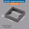 Acmerota Single Socket Spacer 1 Gang Square Spacer 0.78IN/20MM Surface