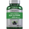Piping Rock Acai Berry 6000mg 180 Capsules Triple Strength, 1 ea, 180 / 파이핑락 아사이베리 6000mg 180캡슐 트리플스트랭스, 1개, 180