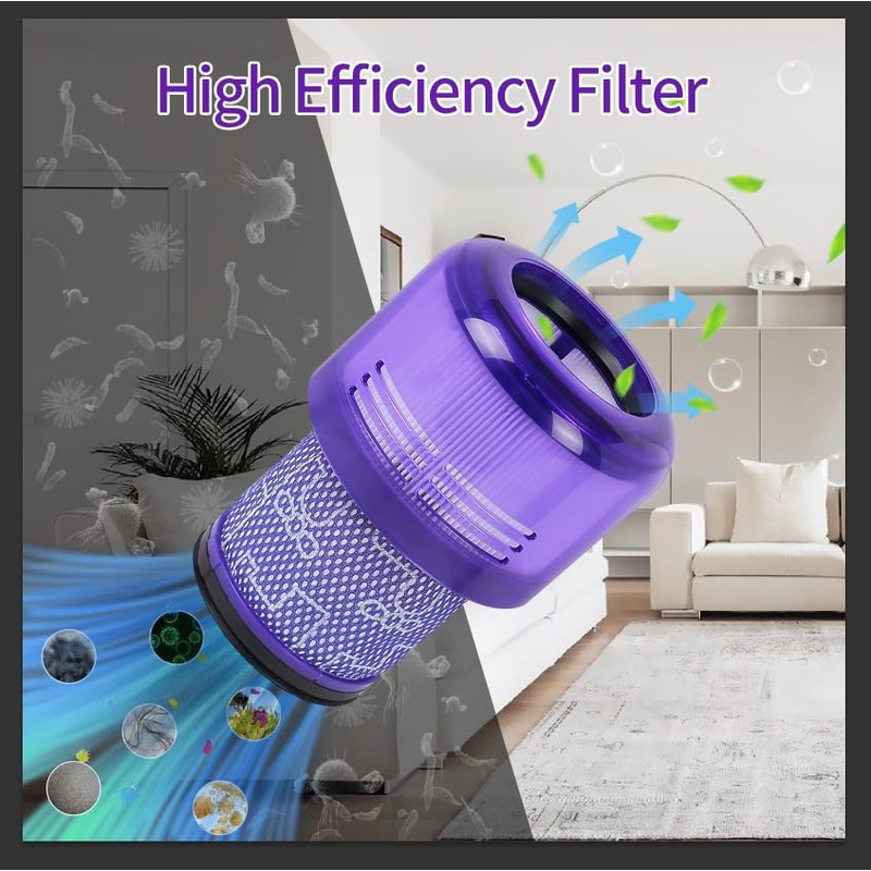 Gudotra Replacement Filter for Dyson V10 Cyclone Series SV12 V10