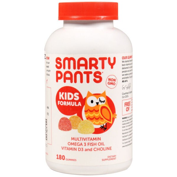 Miss Smarty Pants SmartyPants Kids Formula Multivitamin, 180 Gummies