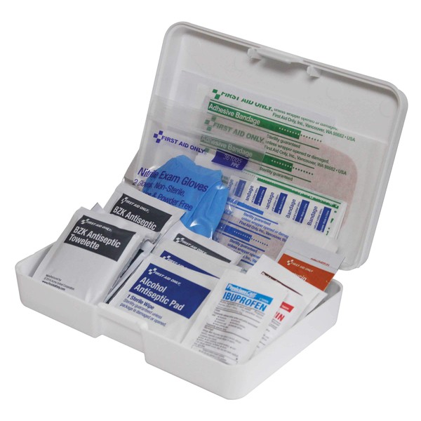 First Aid Only FAO-122 Personal First Aid Kit - 52 Pieces, Plastic Case