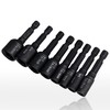 Yakamoz 8Pcs M4-M16 Screw Tap Socket Set 1/4 Inch Hex