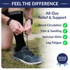 SB SOX 3-Pair Compression Socks for Women & Men (15-20mmHg)