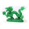 Mose Cafolo Jade Green Chinese Feng Shui Dragon Figurine Statue