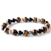 Gold Stone Natural Stone Power Stone Bracelet, AAA Tiger Eye,