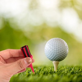 NOLITOY 8pcs Golf Brush Tees Plastic Spike Holder Protection with Cleaning Brush for Golf Training Accessories